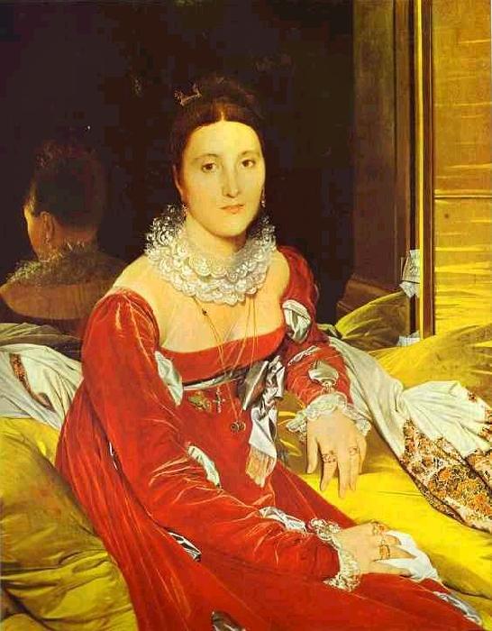 Jean Auguste Dominique Ingres Portrait of Madame de Senonnes. China oil painting art